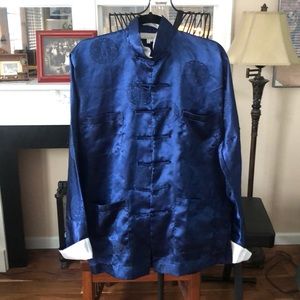 Oriental Silk Collection 2 piece  pajama set